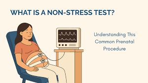 Pregnant woman undergoing NST